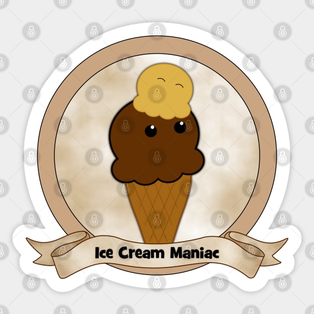 Ice Cream Maniac Sticker by Warp9